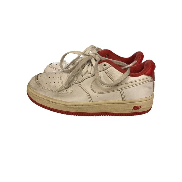Vintage Nike Air Force 1 Low Sneakers White/Red Size 13C - Picture 4 of 8